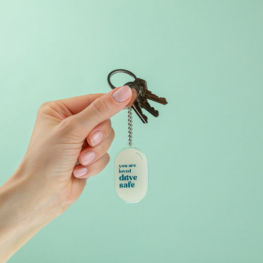 You Are Loved, Drive Safe - Key Ring, Bag Charm