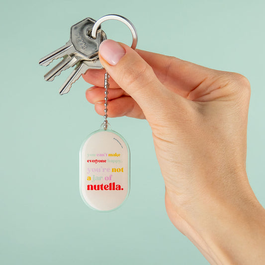 You Are Not A Jar of Nutella - Key Ring, Bag Charm